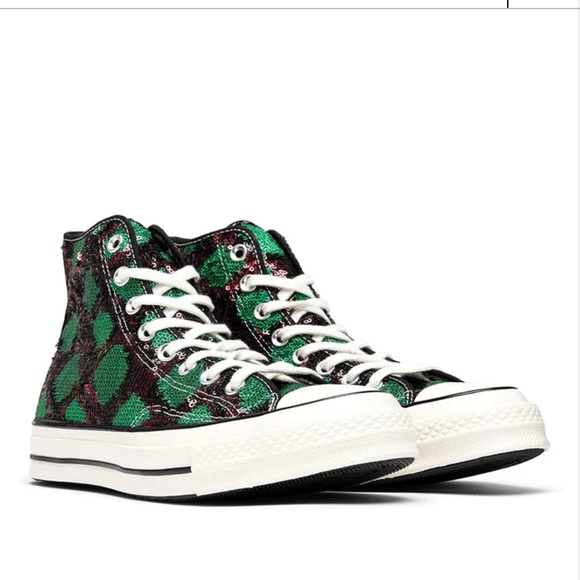 CONVERSE
ALL STAR 70 HI 'SEQUINS' - RED/GREEN/EGRET/RED/YELLOW | NWOT - Picture 2 of 6